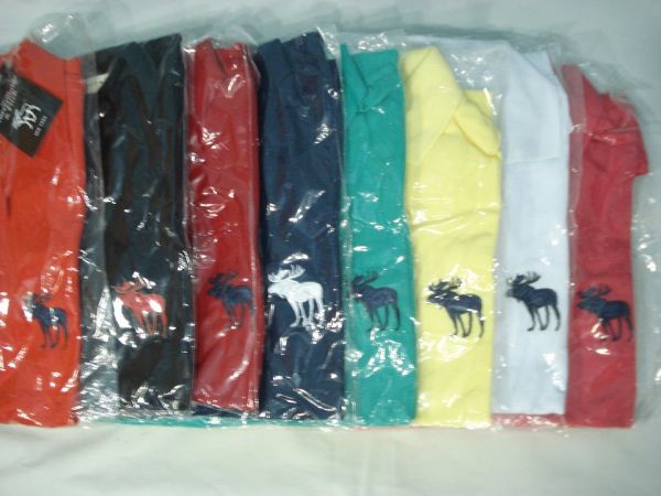 KIT COM 10 POLOS ABERCOMBIE MASCULINA